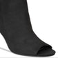Material Girl Women's Petra Open Toe Heeled Ankle Boots Black Size 9 M