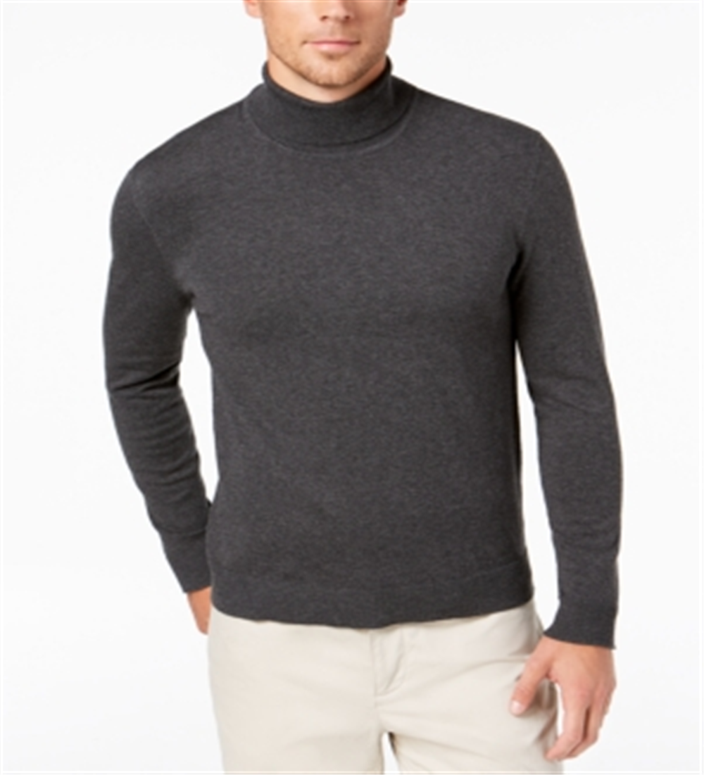 Alfani Men's Turtleneck Knit Sweater Black Size Small
