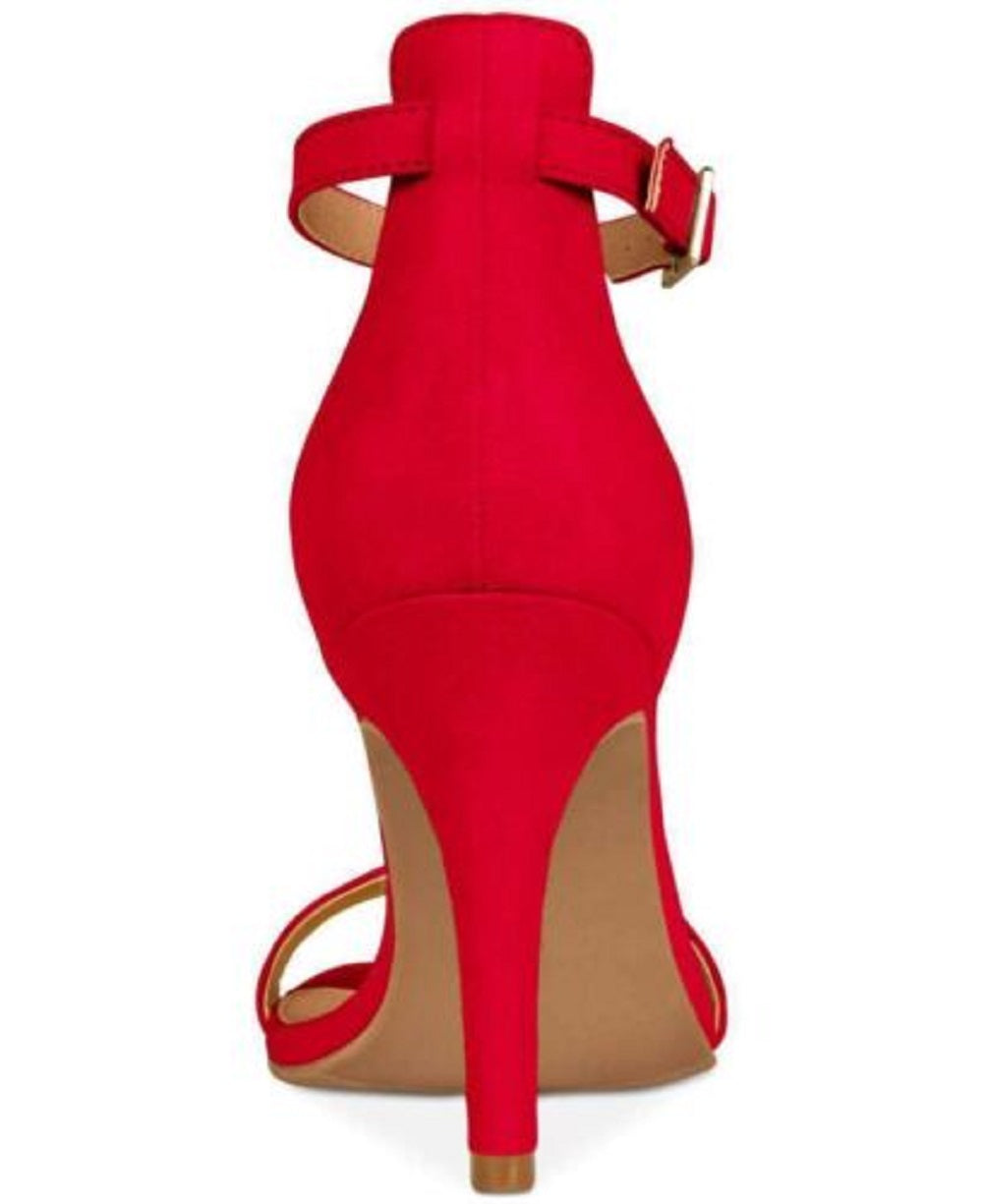 Material Girl Women's Blaire Two Piece Dress Sandals Red Size 11 M