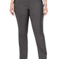 Charter Club Women's Cambridge Tummy Control Slim Leg Pants Grey Size 4 Petite