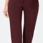 Alfani Women's Zippered Pockets Skinny Evening Pants Red Size 8