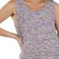 Style & Co Women's Side Slit Hi Lo Sweater Vest Purple