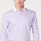 Tasso Elba Men's Classic Regular Fit Non Iron French Cuff Dress Shirt Purple Size 34X35
