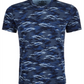 American Rag Men's Wave Camouflage T-Shirt Blue Size Medium