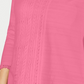 Charter Club Women's Cotton Lace Trim Top Pink Size X-Large