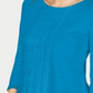 Charter Club Women's Cotton Lace Trim Top Blue Size XX-Large