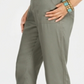 Style & Co Women's Tapered Utility Pants Olive Green Size 6