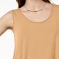 JM Collection Women's Scoop Neck Tank Top Brown Size X-Large