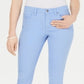 Charter Club Women's Tummy Control Bristol Capri Jeans Blue Size 8