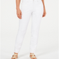 Charter Club Women's Tummy Slimming Straight Leg Jeans White  Size 14