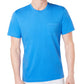 Club Room Men's T-Shirt Palace Crewneck Performance Tee Blue Size Small