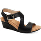Giani Bernini Women's Belinaa Open Toe Casual Slingback Sandals Black Size 7.5 M