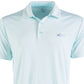Greg Norman Men's Polo Rugby Pinstriped Feeder Shirt Blue Size Large