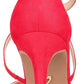 Thalia Sodi Women's Darria2 Fabric Open Toe Formal T-Strap Sandals Red Size 8.5 M