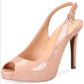 Thalia Sodi Women's Luzia Slingback Pumps Brown Size 9 M