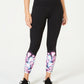 Ideology Women's Floral Ankle Leggings Black Size X-Large