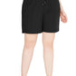 Ideology Women's Woven Shorts Size Plus