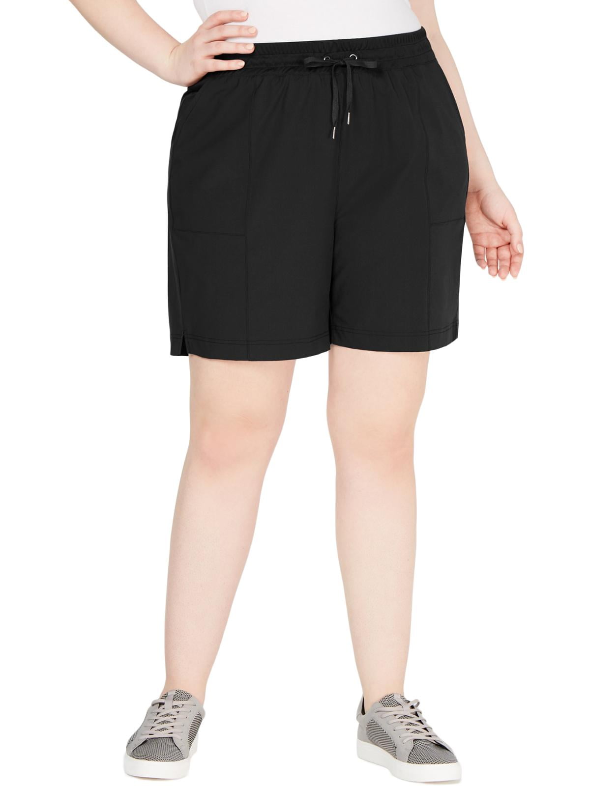 Ideology Women's Woven Shorts Size Plus