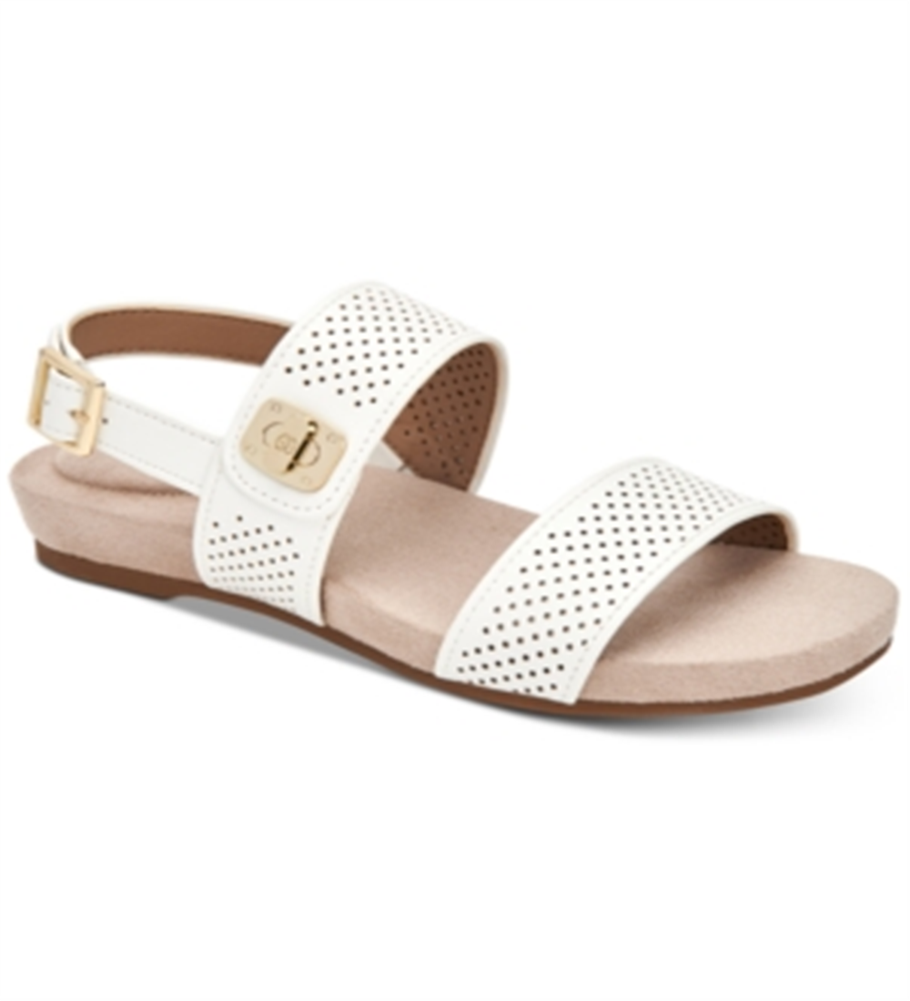 Giani Bernini Women's Ramonaa Memory Foam Footbed Sandals Brown Size 9 W