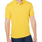 Club Room Men's Classic Fit Performance Pique Polo Shirt Yellow Size XXX-Large
