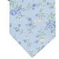 Bar III Men's Collins Silk Floral Neck Tie Blue Size Regular