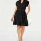 Charter Club Women's Belted Dress Black Size 2 Petite
