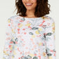 Charter Club Women's Pima Cotton Combo Print Top White Size XX-Large