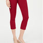 Charter Club Women's Tummy Control Bristol Capri Jeans Red Size 10
