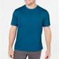 Tasso Elba Men's Supima Blend Crewneck Short Sleeve T-Shirt Blue Size XX-Large