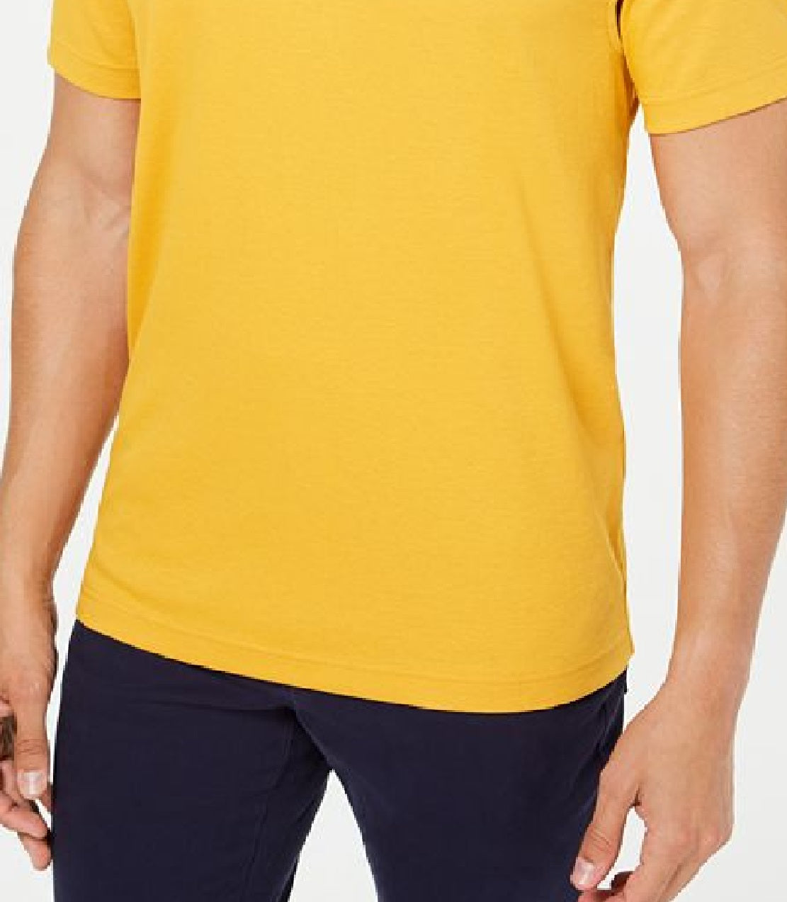 Tasso Elba Men's Tee Crewneck T-Shirt Yellow Size XX-Large