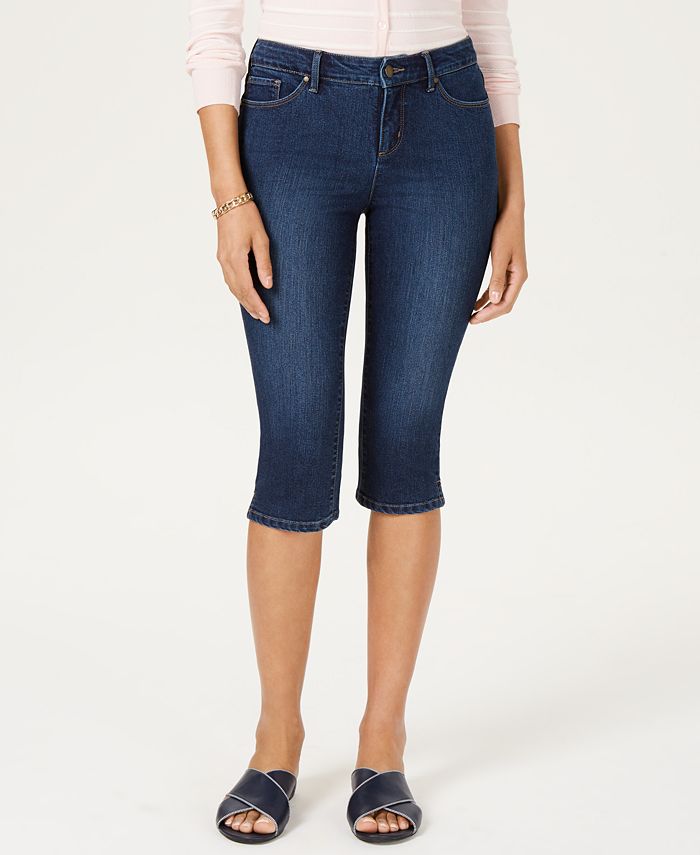 Charter Club Women's Tummy Control Skimmer Jeans Blue Size 4