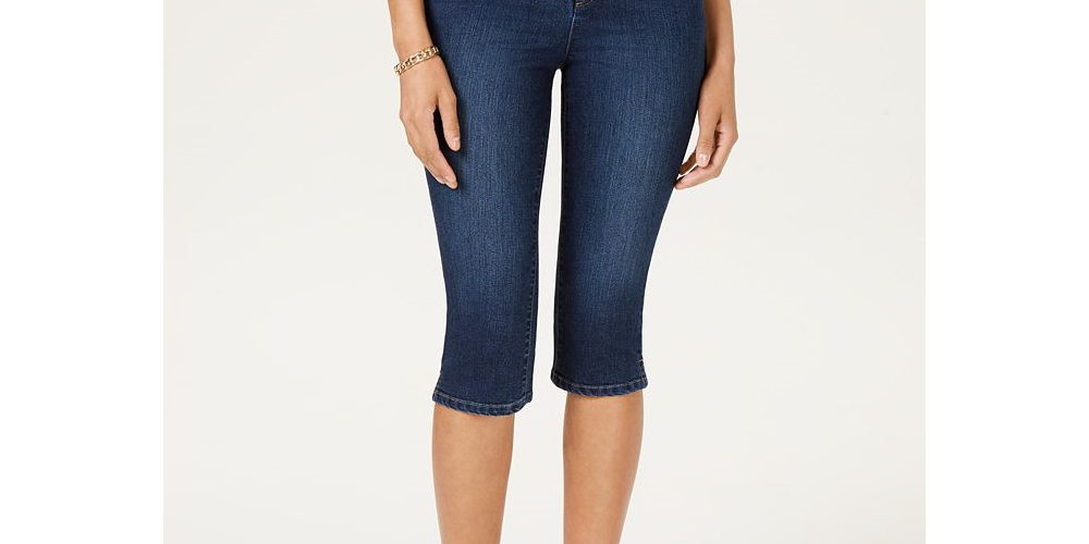 Charter Club Women's Tummy Control Skimmer Jeans Blue Size 4