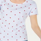 Karen Scott Women's Printed Scoop Neck Top Blue Size Small