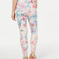 Ideology Women's Floral Fitness Athletic Leggings Pink Size Small