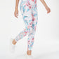 Ideology Women's Printed Cutout Leggings White Size Large