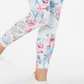 Ideology Women's Printed Cutout Leggings White Size Large