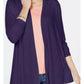 Karen Scott Women's Long Sleeve Open Cardigan Top Blue Size X-Large