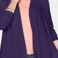 Karen Scott Women's Long Sleeve Open Cardigan Top Blue Size X-Large