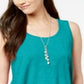 Style & Co Women's Swing Tank Top Blue Size PP