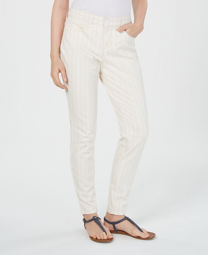 Style & Co Women's Striped Pants Brown Size 12