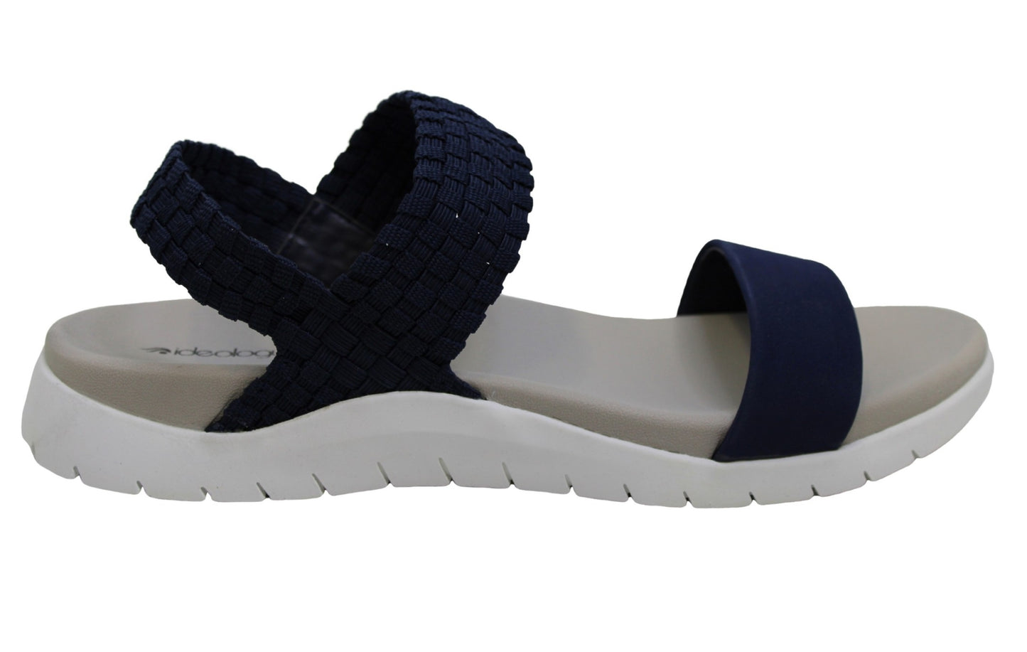 ID Ideology Women's Paxxton Fabric Open Toe Casual Slingback Sandals Blue Size 7.5