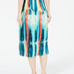 Alfani Women's Knife Pleat MIDI Skirt Blue Size Small