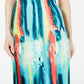 Alfani Women's Knife Pleat MIDI Skirt Blue Size Small