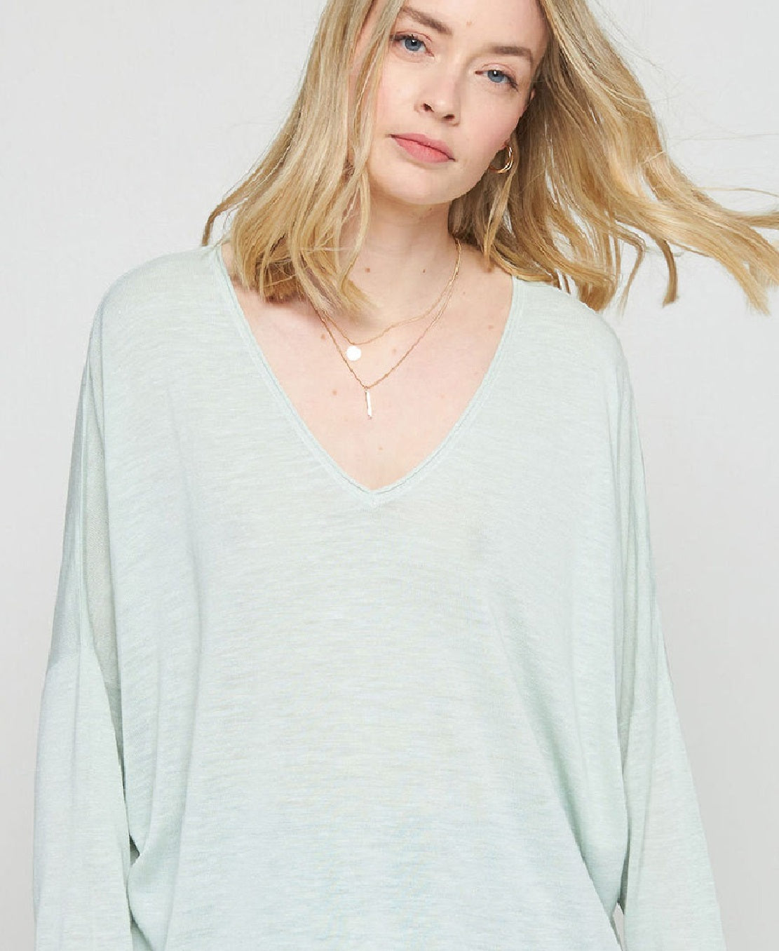 Charter Club Women's V Neck Pure Cashmere Sweater Green Size Medium