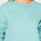 Karen Scott Women's Sport Long Sleeve Crewneck Sweatshirt Blue Size XX-Large