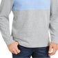 Club Room Men's Quarter Zip French Rib Pullover Gray Size X-Large