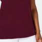 JM Collection Women's Sleeveless Mock Turtleneck Sweater Purple Size Large