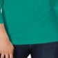 Karen Scott Women's Cotton Henley Top Blue Size XX-Large