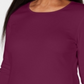 Karen Scott Women's Satin Trim Scoop Neck Top Purple Size XS