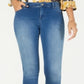 INC International Concepts Women's Ifinity Stretch Skinny Jeans Blue Size 8